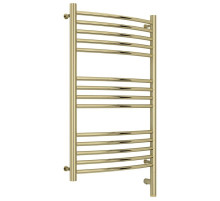 Полотенцесушитель электрический 800х500 шампань МЭМ правый, перемычка выгнутая Сунержа Богема 3.0 020-5803-8050