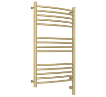 Полотенцесушитель электрический 800х500 шампань матовая МЭМ правый, перемычка выгнутая Сунержа Богема 3.0 022-5803-8050