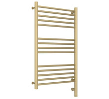 Полотенцесушитель электрический 800х500 шампань матовая МЭМ правый, перемычка прямая Сунержа Богема 3.0 022-5805-8050