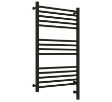 Полотенцесушитель электрический 800х500 черный матовый МЭМ правый, перемычка прямая Сунержа Богема 3.0 31-5805-8050