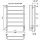 Заказать Полотенцесушитель электрический 650x482 мм Terminus Евромикс П6 в магазине сантехники Santeh-Crystal.ru