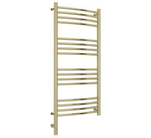 Полотенцесушитель электрический 1000х500 шампань МЭМ левый, перемычка выгнутая Сунержа Богема 3.0 020-5802-1050