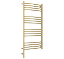 Полотенцесушитель электрический 1000х500 шампань матовая МЭМ левый, перемычка выгнутая Сунержа Богема 3.0 022-5802-1050