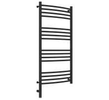 Полотенцесушитель электрический 1000х500 темный титан муар МЭМ левый, перемычка выгнутая Сунержа Богема 3.0 15-5802-1050