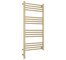 Полотенцесушитель электрический 1000х500 шампань матовая МЭМ левый, перемычка прямая Сунержа Богема 3.0 022-5804-1050