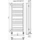 Приобрести Полотенцесушитель водяной 1010х432 подключение нижнее Terminus Аврора П20 в магазине сантехники Santeh-Crystal.ru