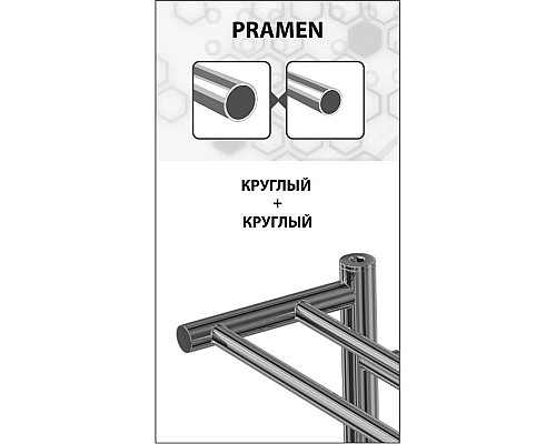 Заказать Полотенцесушитель электрический 900х500 ТЭН правый Lemark Pramen П10 LM33910Z в магазине сантехники Santeh-Crystal.ru