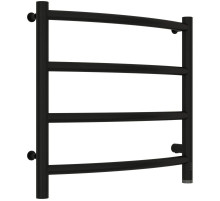 Полотенцесушитель электрический 500х500 черный матовый МЭМ правый Сунержа Галант 4.0 31-0831-5050