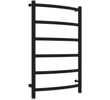 Полотенцесушитель электрический 800х500 черный матовый МЭМ левый Сунержа Галант 4.0  31-0830-8050