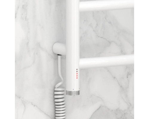 Приобрести Полотенцесушитель электрический 1200х500 белый глянец МЭМ левый Сунержа Галант 4.0 12-0830-1250 в магазине сантехники Santeh-Crystal.ru