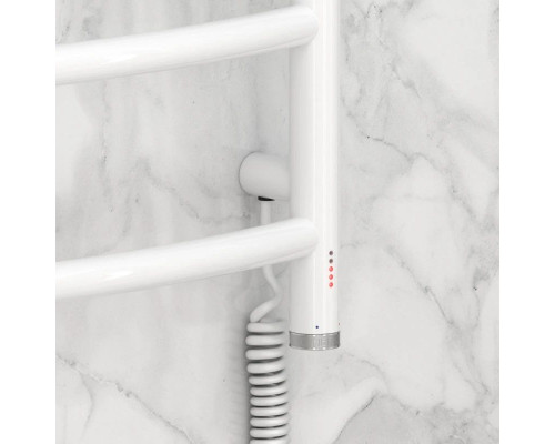 Купить Полотенцесушитель электрический 1200х500 белый глянец МЭМ правый Сунержа Галант 4.0 12-0831-1250 в магазине сантехники Santeh-Crystal.ru