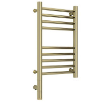 Полотенцесушитель электрический 500х300 шампань МЭМ левый, перемычка прямая Сунержа Богема 3.0 020-5804-5030