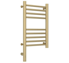 Полотенцесушитель электрический 500х300 шампань матовая МЭМ левый, перемычка прямая Сунержа Богема 3.0 022-5804-5030