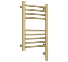 Полотенцесушитель электрический 500х300 шампань матовая МЭМ правый, перемычка прямая Сунержа Богема 3.0 022-5805-5030