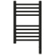 Купить Полотенцесушитель электрический 500х300 черный матовый МЭМ правый, перемычка прямая Сунержа Богема 3.0 31-5805-5030 в магазине сантехники Santeh-Crystal.ru