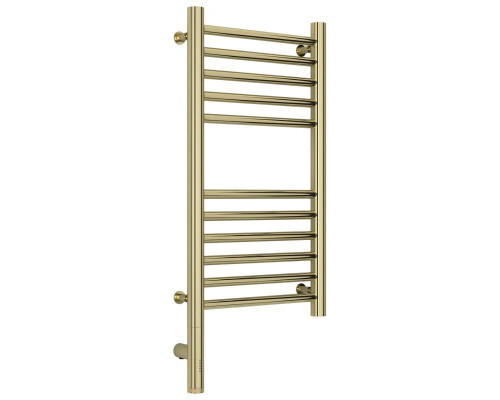 Заказать Полотенцесушитель электрический 600х300 шампань МЭМ левый, перемычка прямая Сунержа Богема 3.0 020-5804-6030 в магазине сантехники Santeh-Crystal.ru