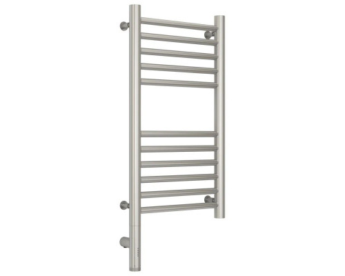 Купить Полотенцесушитель электрический 600х300 сатин МЭМ левый, перемычка прямая Сунержа Богема 3.0 071-5804-6030 в магазине сантехники Santeh-Crystal.ru