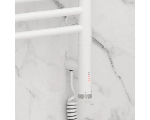 Приобрести Полотенцесушитель электрический 600х300 белый матовый МЭМ правый, перемычка прямая Сунержа Богема 3.0 30-5805-6030 в магазине сантехники Santeh-Crystal.ru