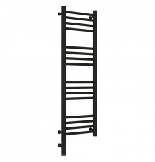 Полотенцесушитель электрический 1000х300 черный матовый МЭМ левый, перемычка прямая Сунержа Богема 3.0 31-5804-1030