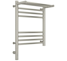 Полотенцесушитель электрический 500х400 сатин МЭМ левый Сунержа Богема с полкой 3.0 071-5806-5040