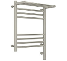 Полотенцесушитель электрический 500х400 сатин МЭМ правый Сунержа Богема с полкой 3.0 071-5807-5040