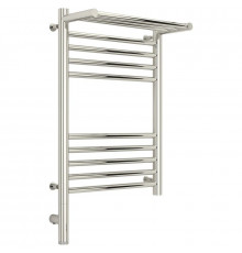 Полотенцесушитель электрический 600х400 МЭМ левый Сунержа Богема с полкой 3.0 00-5806-6040