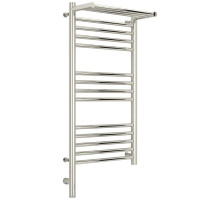 Полотенцесушитель электрический 800х400 МЭМ левый Сунержа Богема с полкой 3.0 00-5806-8040