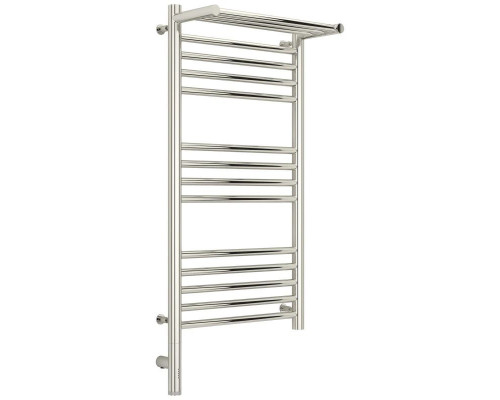 Заказать Полотенцесушитель электрический 800х400 МЭМ левый Сунержа Богема с полкой 3.0 00-5806-8040 в магазине сантехники Santeh-Crystal.ru