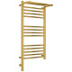 Приобрести Полотенцесушитель электрический 800х400 золотой МЭМ левый Сунержа Богема с полкой 3.0 03-5806-8040 в магазине сантехники Santeh-Crystal.ru