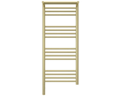 Заказать Полотенцесушитель электрический 1000х400 шампань МЭМ левый Сунержа Богема с полкой 3.0 020-5806-1040 в магазине сантехники Santeh-Crystal.ru