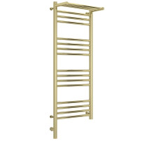 Полотенцесушитель электрический 1000х400 шампань МЭМ левый Сунержа Богема с полкой 3.0 020-5806-1040