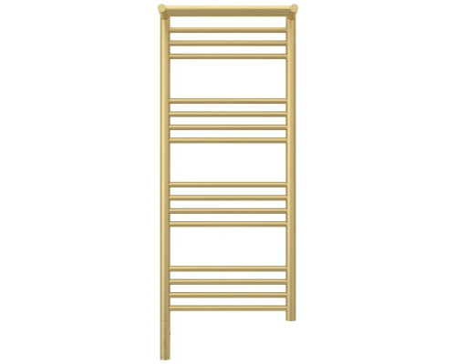 Заказать Полотенцесушитель электрический 1000х400 шампань матовая МЭМ левый Сунержа Богема с полкой 3.0 022-5806-1040 в магазине сантехники Santeh-Crystal.ru