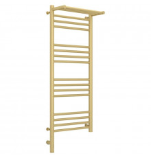 Полотенцесушитель электрический 1000х400 шампань матовая МЭМ левый Сунержа Богема с полкой 3.0 022-5806-1040