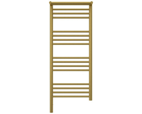 Купить Полотенцесушитель электрический 1000х400 состаренная латунь МЭМ левый Сунержа Богема с полкой 3.0 051-5806-1040 в магазине сантехники Santeh-Crystal.ru