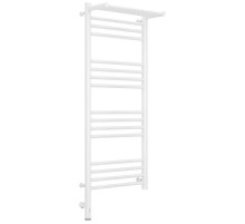 Полотенцесушитель электрический 1000х400 белый глянец МЭМ левый Сунержа Богема с полкой 3.0 12-5806-1040