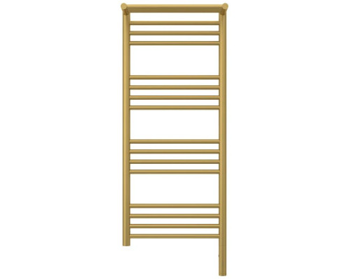 Приобрести Полотенцесушитель электрический 1000х400 золотой матовый МЭМ правый Сунержа Богема с полкой 3.0 032-5807-1040 в магазине сантехники Santeh-Crystal.ru
