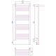 Заказать Полотенцесушитель электрический 1000х400 белый глянец МЭМ правый Сунержа Богема с полкой 3.0 12-5807-1040 в магазине сантехники Santeh-Crystal.ru