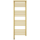 Купить Полотенцесушитель электрический 1200х400 золотой МЭМ левый Сунержа Богема с полкой 3.0 03-5806-1240 в магазине сантехники Santeh-Crystal.ru