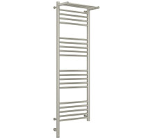 Полотенцесушитель электрический 1200х400 сатин МЭМ левый Сунержа Богема с полкой 3.0 071-5806-1240