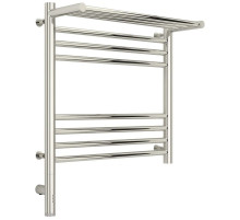 Полотенцесушитель электрический 500х500 МЭМ левый Сунержа Богема с полкой 3.0 00-5806-5050