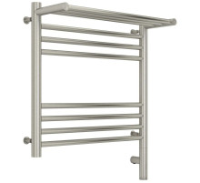 Полотенцесушитель электрический 500х500 сатин МЭМ правый Сунержа Богема с полкой 3.0 071-5807-5050