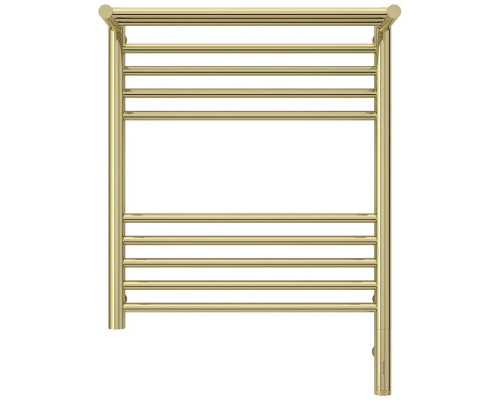 Заказать Полотенцесушитель электрический 600х500 шампань МЭМ правый Сунержа Богема с полкой 3.0 020-5807-6050 в магазине сантехники Santeh-Crystal.ru