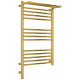 Приобрести Полотенцесушитель электрический 800х500 золотой МЭМ левый Сунержа Богема с полкой 3.0 03-5806-8050 в магазине сантехники Santeh-Crystal.ru