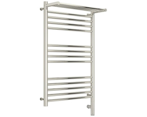 Купить Полотенцесушитель электрический 800х500 МЭМ правый Сунержа Богема с полкой 3.0 00-5807-8050 в магазине сантехники Santeh-Crystal.ru