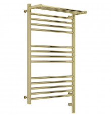 Полотенцесушитель электрический 800х500 шампань МЭМ правый Сунержа Богема с полкой 3.0 020-5807-8050