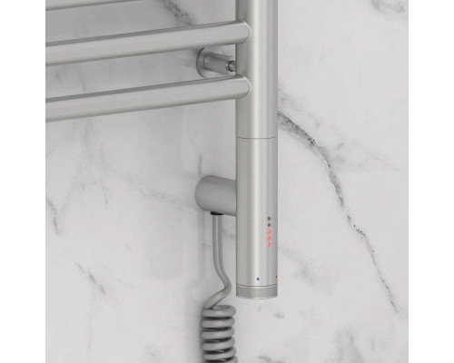 Приобрести Полотенцесушитель электрический 800х500 сатин МЭМ правый Сунержа Богема с полкой 3.0 071-5807-8050 в магазине сантехники Santeh-Crystal.ru