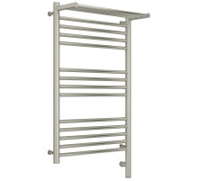 Полотенцесушитель электрический 800х500 сатин МЭМ правый Сунержа Богема с полкой 3.0 071-5807-8050