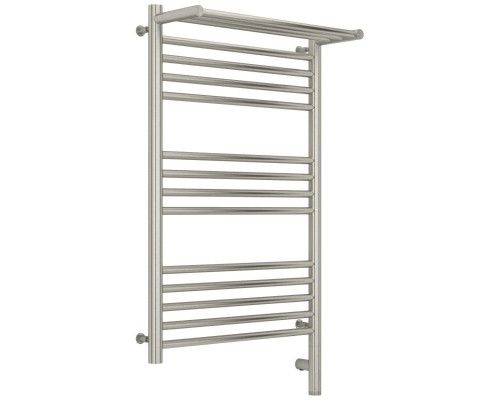 Приобрести Полотенцесушитель электрический 800х500 сатин МЭМ правый Сунержа Богема с полкой 3.0 071-5807-8050 в магазине сантехники Santeh-Crystal.ru