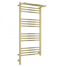 Полотенцесушитель электрический 1000х500 шампань МЭМ левый Сунержа Богема с полкой 3.0 020-5806-1050