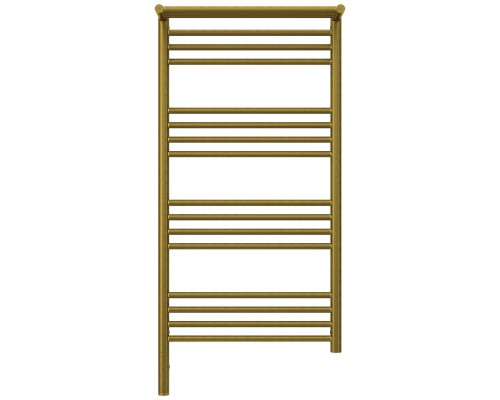 Приобрести Полотенцесушитель электрический 1000х500 состаренная бронза МЭМ левый Сунержа Богема с полкой 3.0 05-5806-1050 в магазине сантехники Santeh-Crystal.ru